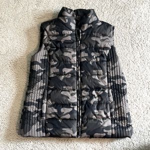 New York and Company Camo puffer vest